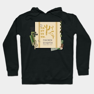 "CACTUS CO." Retro Feedsack Collage Hoodie